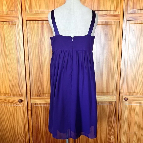NWT London Times 16 Purple Sleeveless Formal Dress Wedding Cocktail Prom Party - Picture 7 of 10